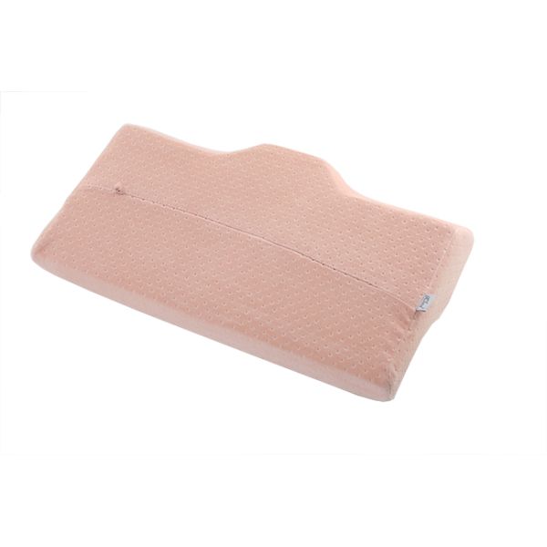 Butterfly Slow Rebound Memory Foam Pillow Contour Neck Support In Pink Color