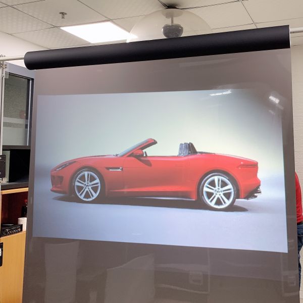 Clear Transparent Holographic Screen , Holoscreen 100 Microns For Display / Store