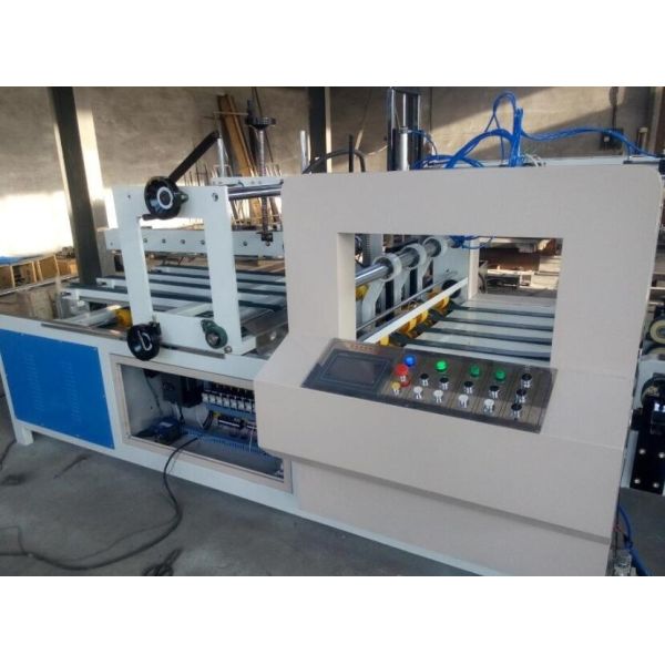 Folding Gluing Electric Driven Carton Box Forming Machine For 2600mm