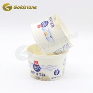 Quality Food Grade Paper Ice Cream Bowls 8 Oz Ice Cream Containers Various Paper Weights for sale