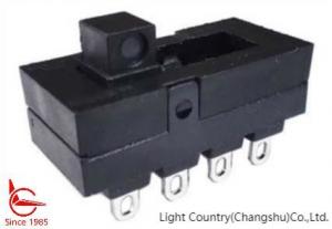 China Taiwan Manufacturer Slide Switch, SB Series, 28*14*15mm, 3 Gears, Black, 10A 250V on sale