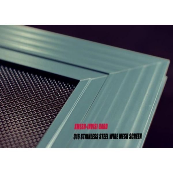 20mesh X 0.18mm Soft Black Stainless Steel Fly Screen Wire Mesh For Harsh Environments