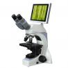 Infinite optical system 3.0MP digital camera Biological touch Screen LCD microscope for sale