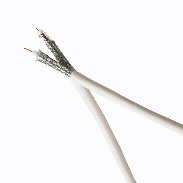 Buy AL Foil Shielded RG11 30V Insulated Coaxial Cable , 1.63mm RG11 Coaxial Cable at wholesale prices