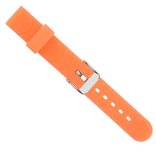 Varied Colors Silicone Rubber Strap , 16mm Sport Watch Band