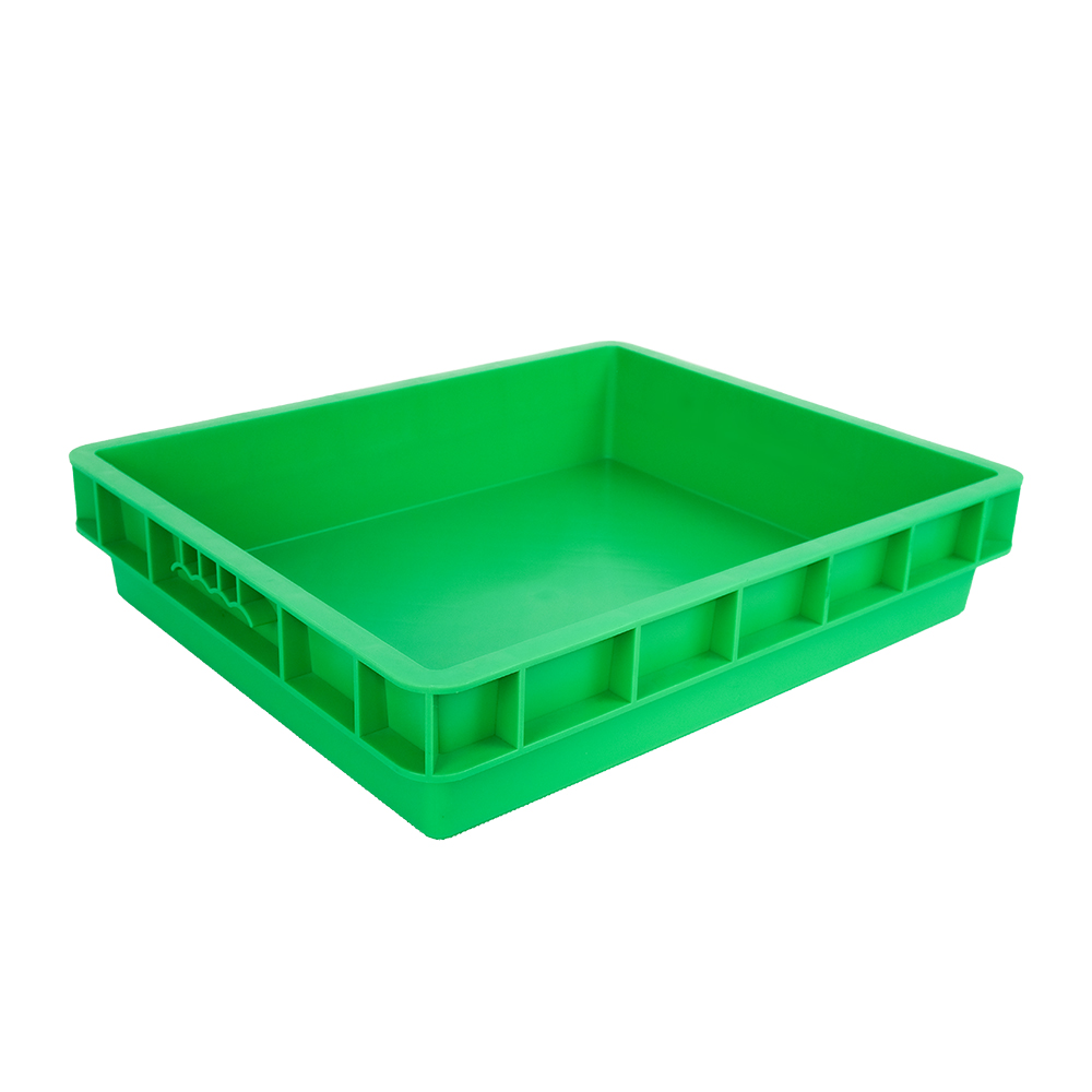 Industrial Euro Plastic Crate for Customized Color Food Storage and Distribution