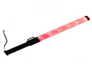 Quality Police Hand Hold Warning Baton Flashing Red Traffic Light for sale