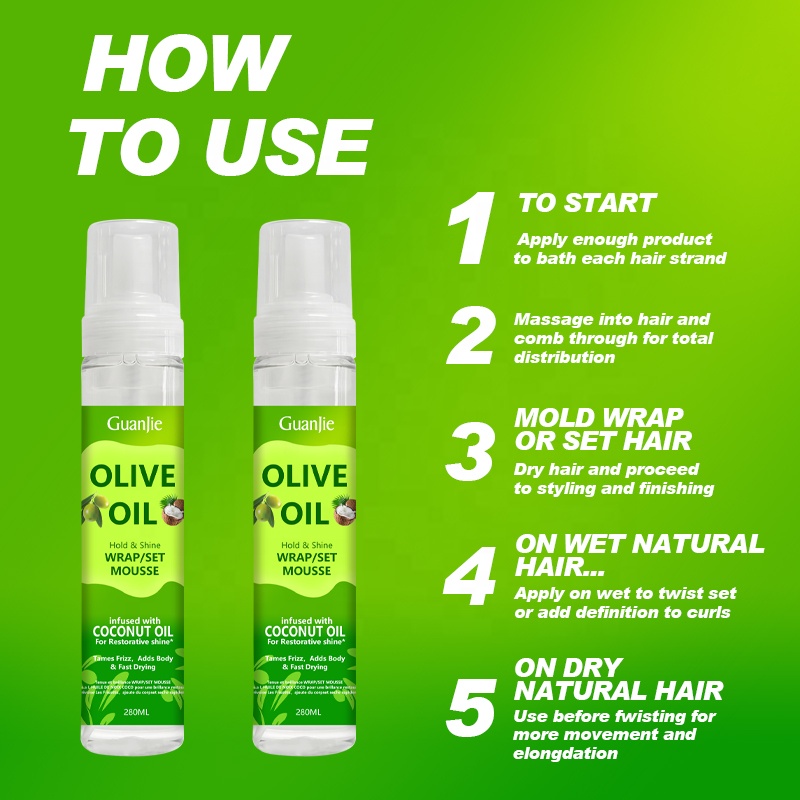 High Shine And Lasting Style With All Day Locks Braids Foam Mousse
