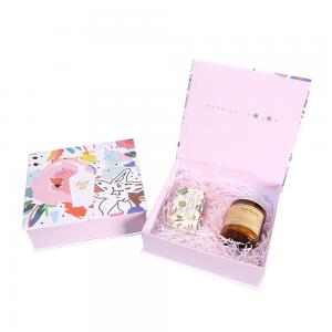 Quality Cardboard Perfume Packaging Box Custom Pink And White Box For Women for sale