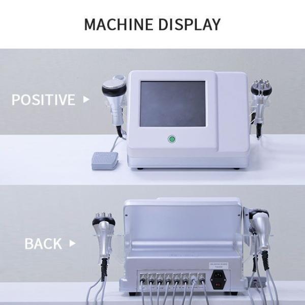 Ultrasonic 3 In 1 RF Vacuum Cavitation Slimming Machine 1 Year Warranty