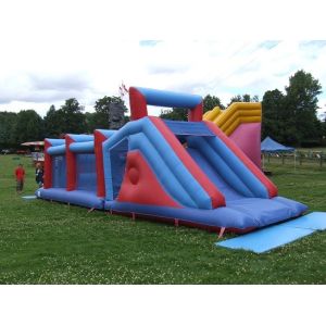 Quality Modern Giant Adult Inflatable Obstacle Course Games Playground for sale