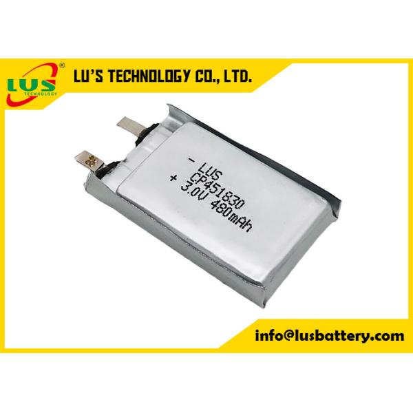 Ultra thick 480mAh Battery for Massager Primary Lithium Batteries 3V Soft Battery 480mAh CP451830 for E-call system