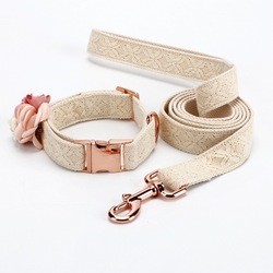 Durable Reflective Harness Leash Set Comfortable Dog Collar Leash