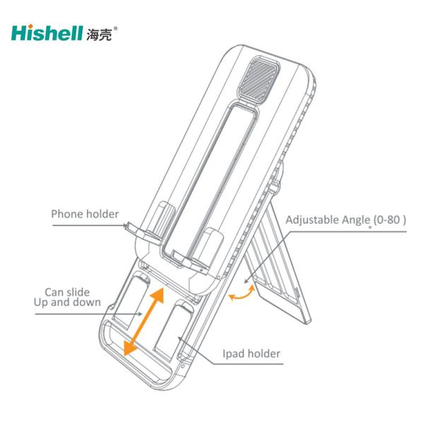 Practical Foldable Mobile Phone Holder Stand For Desk Nonslip