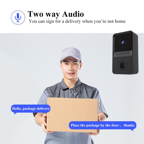 EMC Approved Smart Wifi Video Doorbell Wireless Camera Intercom Visually