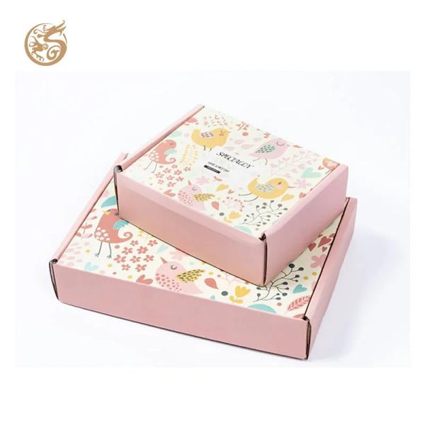 Eco-Friendly Mailing Shipping Boxes Custom Logo Corrugated Paper Box Matt Postal Mailer Box