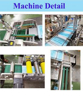 China Hospital Disposable Surgical Gown Making Machine , Fully Automatic Mask Making Machine on sale