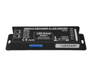 China Dipswitch Addressing DMX Decoder LED Driver , RGBW Constant Current 4 Channel Controller on sale