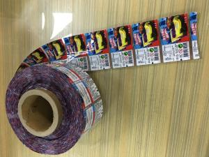 China Multi Color Printed Plastic Film / Plastic Packaging Film Leak Proof on sale