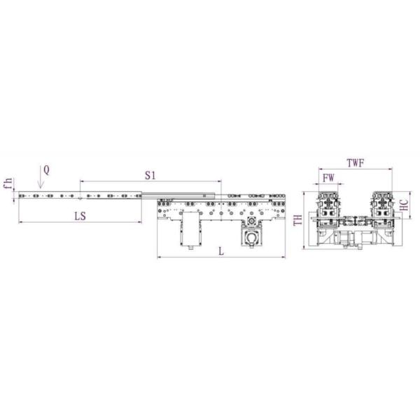 Heavy Duty Dual Motor Double Deep Telescopic Fork
