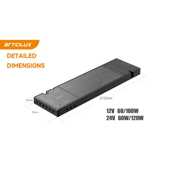 Ultra Thin Smart Power Supply Drivers Constant Voltage LED Power Supply