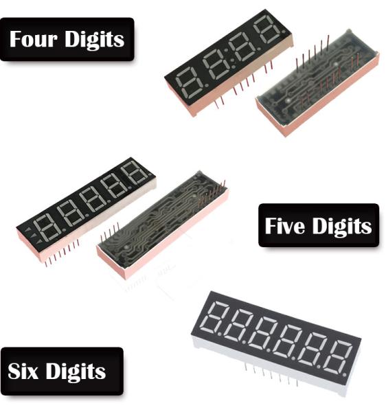 Buy Wholesaler Customized 3.6v Common Anode Smd LED Segment Display 7 Segment 10mm Pixels at wholesale prices
