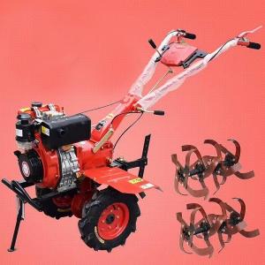 Quality 4.05KW Agriculture Machinery Equipment Tiller 178F Gear Electric Start Diesel for sale
