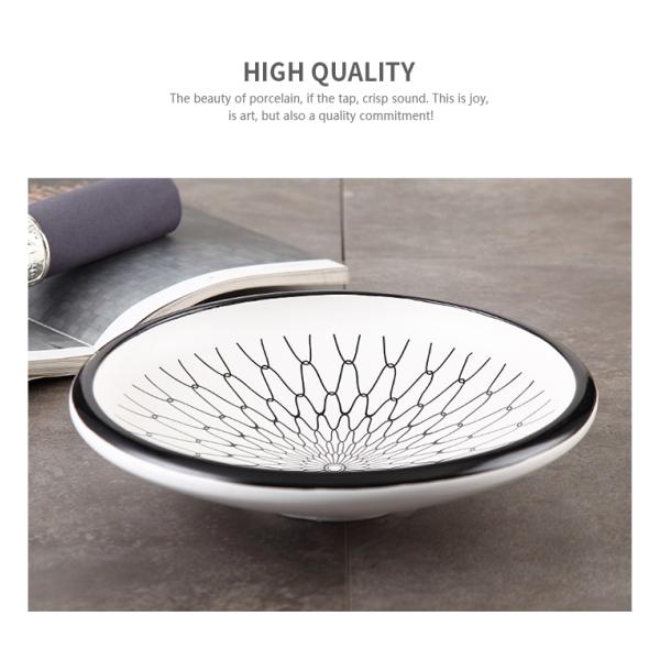 Healthy Reticulation 6cm Shallow Wide Rim Soup Plates Bowl