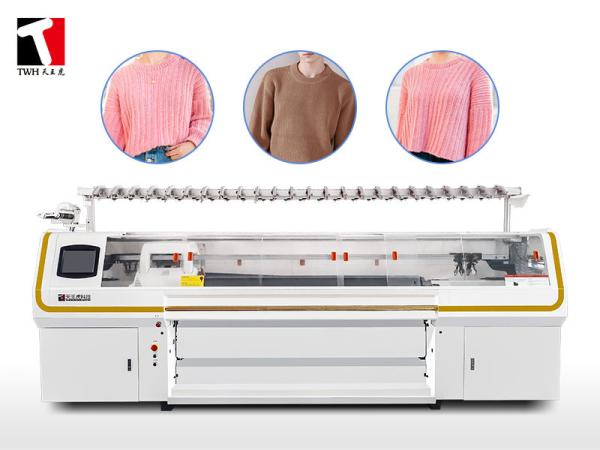 Buy three System Computer Controlled Knitting Machine With 4 Guide Rails at wholesale prices
