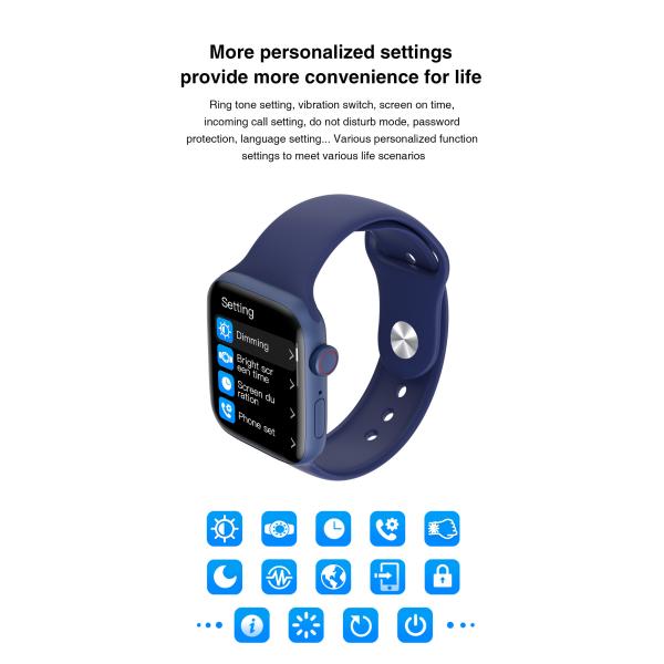 HW22 Ble Call Heart Rate Monitor Watch Smart Watch IWO 12Pro