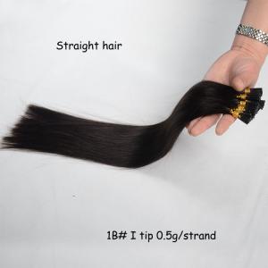 China indian durable remy human hair 0.8g 1g tangle free Italian Keratin Flat Tip Hair Extension on sale