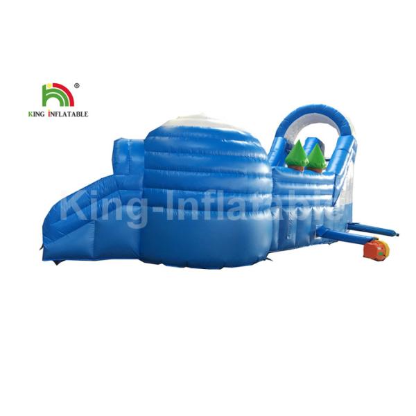 Custom Polar Bear White Giant Inflatable land Water Park Durable Odourless