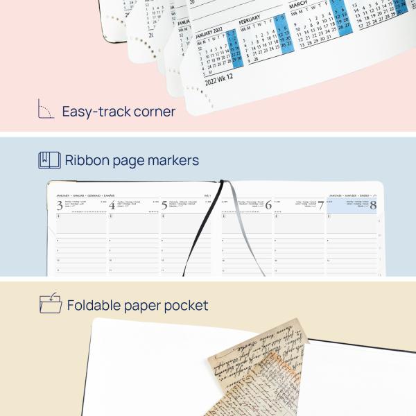 FSC Custom ECO Friendly Academic Planner With 2 Page Weekly View