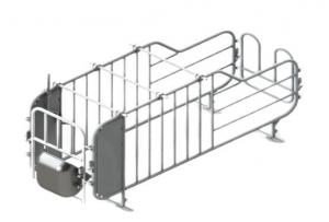 Quality Pregnancy Stage Sow Crate 2.3*0.65m Anti Rust Hog Farrowing Pens for sale