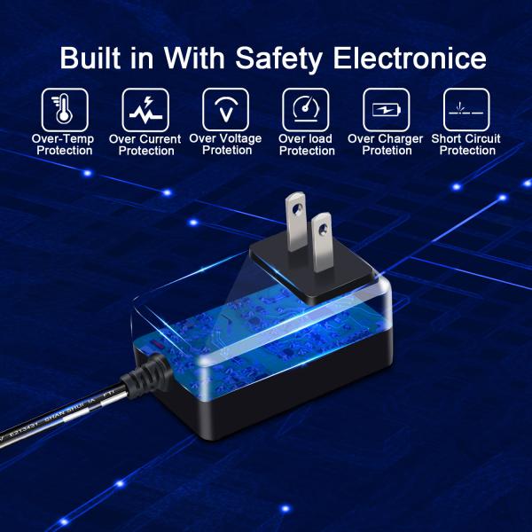 75*40*30mm Wall Power Adapter Customizable 12V 2A Switching Power Adaptor For LED Light