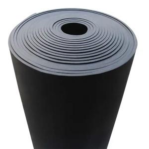 Quality Soundproofing B2-Grade NBR Black Rubber Foam Insulation Sheet Roll for horse stable and bed for sale
