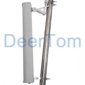Quality 806-960MHz GSM Dual Band Sector Antenna Dual Polarized Antenna 16dBi*2 120 degrees for sale
