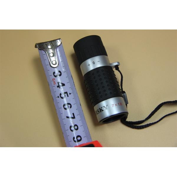 Shockproof Pocket Monocular Telescope 7x Magnification 18mm Objective Diameter