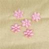 10 Mm Wedding Applique Eco - Friendly Sew On Type Applique Fabric Flowers for sale