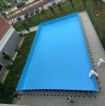 Customizable Inflatable Swimming Pools In Various Sizes And Canvas Material Easy