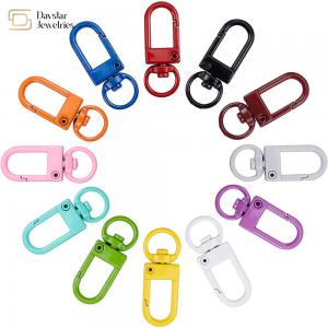 China Metal Swivel Snap Hook Clips , Lobster Trigger Clasps For Keychain Diy Charms on sale