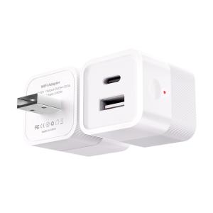 Quality Tuya Smart WiFi Mini Power Adapter Portable 5V Micro USB &amp; Type-C Charger Plug with APP Control, Voice Commands, Timing, Alexa Support for Light for sale