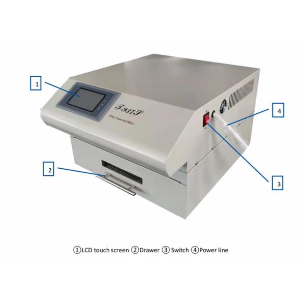 Lead-Free PCB T937S Reflow Oven SMT SMD BGA Reflow Soldering Machine Infrared IC Heater