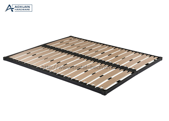 Modern Foldable Platform Bed Frame , Double Bed Frame With Slatted Bed Base