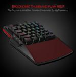 Ergonomic Design Wired Computer Keyboard 19-key Rollover Macro Function Iron