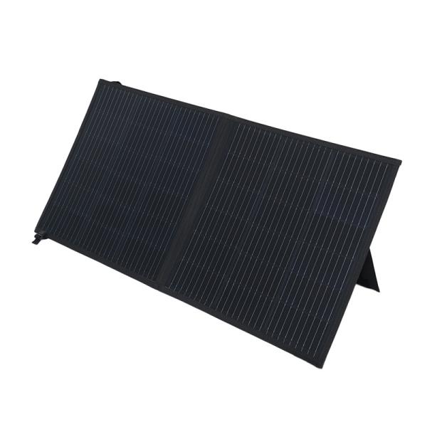 Buy 60W foldable solar blanket for camping with bracket at wholesale prices