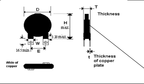 MYL 53-951K Varistor 53mm 950V High Power Anti-Lightning Strike Voltage