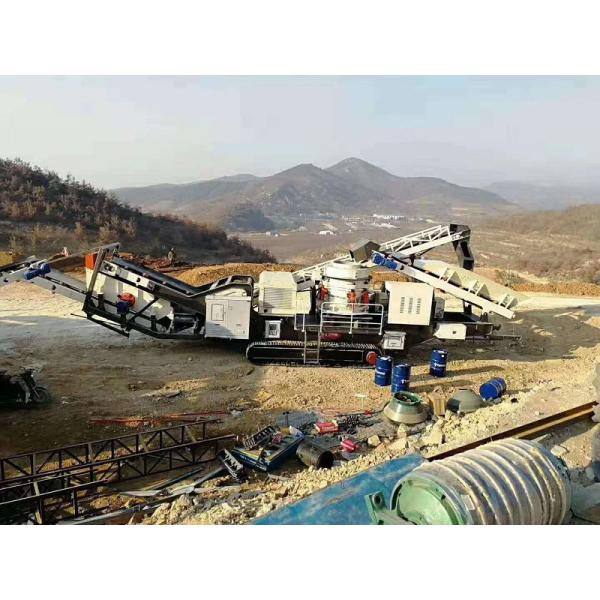 MP-VSI Series Mobile Crushing Plant For Construction Construction / Quarry