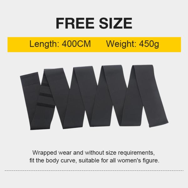 Breathable High Compression 2mm 2.5mm Invisible Wrap Waist Trainer