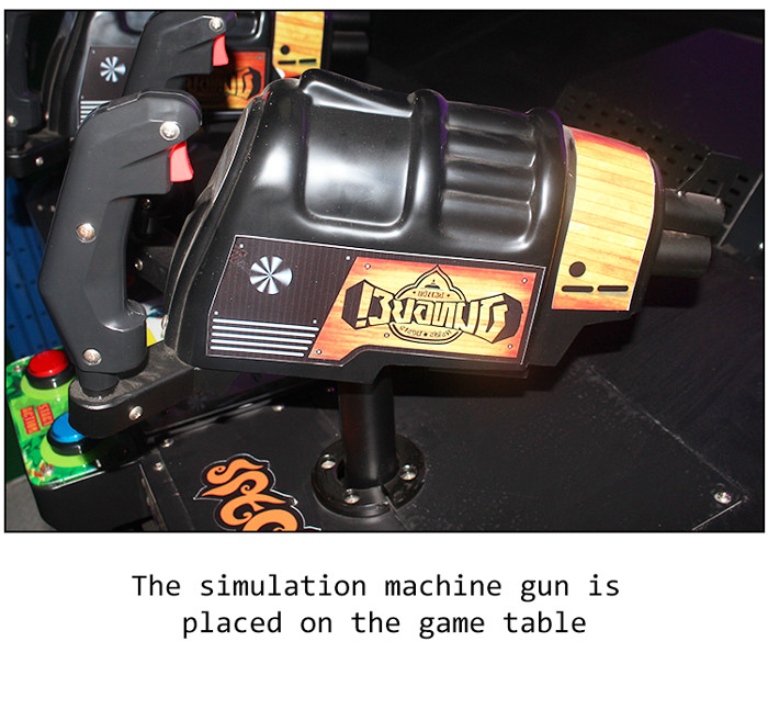 Let 'S Go Jungle Shooting Arcade Machine / Coin Pull Video Game Machine